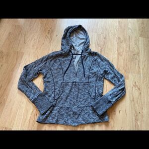 Gapfit zip up grey/black hoodie